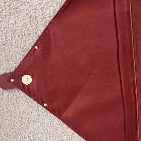 Beautiful Redish Brown Envelope Clutch- Large - Picture 5 of 10